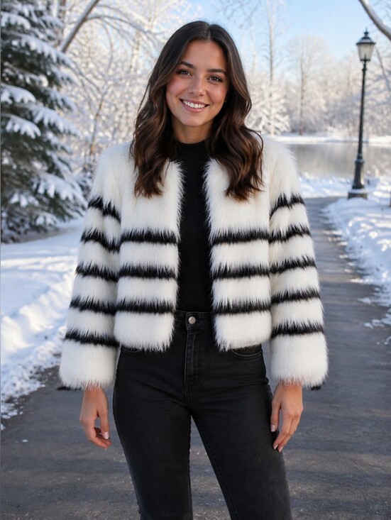 Forever 21 Jackets & Blazers - Forever 21 Exclusive Faux Fur Teddy Jacket Size S